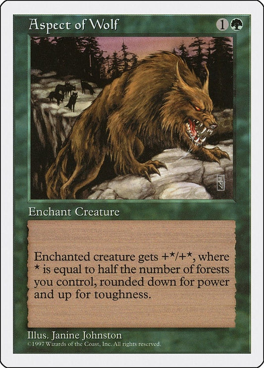 Image for Aspect of Wolf (Fifth Edition) - Magic: The Gathering