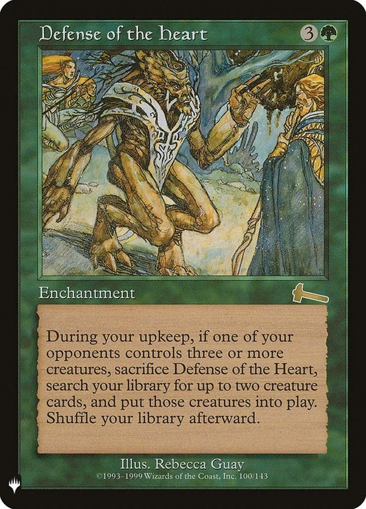 Image for Defense of the Heart (100) (The List Reprints) - Magic: The Gathering