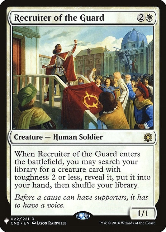 Image for Recruiter of the Guard (22) (The List Reprints) - Magic: The Gathering