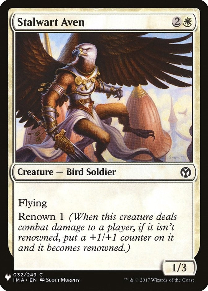 Image for Stalwart Aven (32) (The List Reprints) - Magic: The Gathering