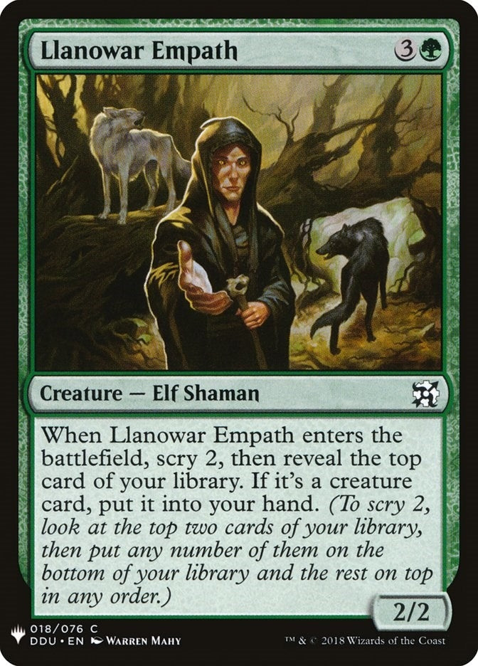 Image for Llanowar Empath (18) (The List Reprints) - Magic: The Gathering