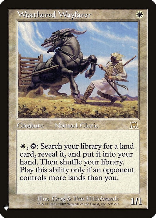 Image for Weathered Wayfarer (59) (The List Reprints) - Magic: The Gathering