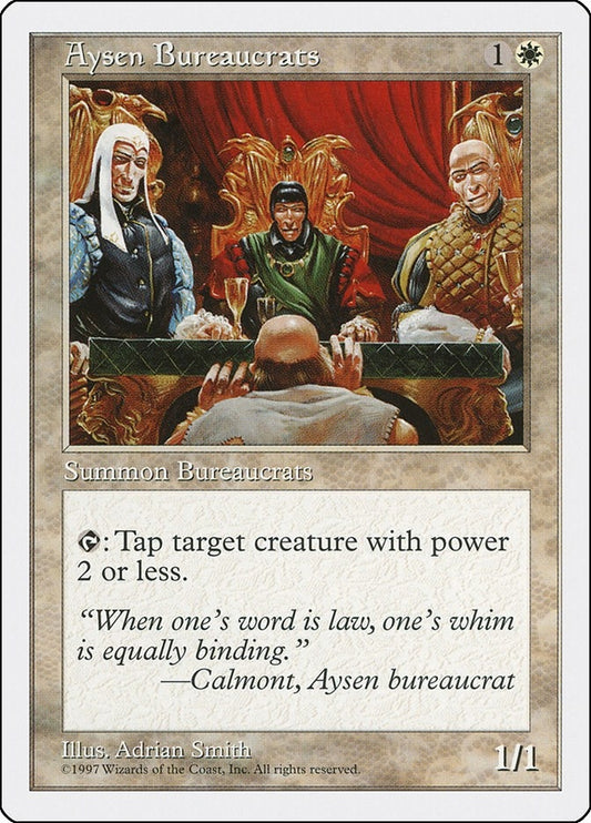Image for Aysen Bureaucrats (Fifth Edition) - Magic: The Gathering