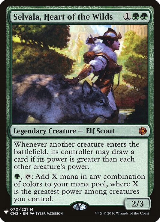Image for Selvala, Heart of the Wilds (70) (The List Reprints) - Magic: The Gathering
