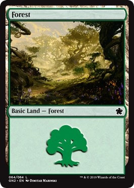Image for Forest (064) (64) (Magic Game Night 2019) - Magic: The Gathering