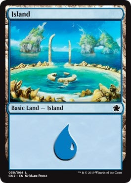Image for Island (058) (58) (Magic Game Night 2019) - Magic: The Gathering