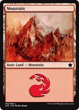 Image for Mountain (062) (62) (Magic Game Night 2019) - Magic: The Gathering