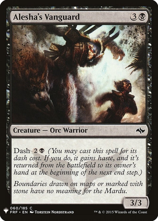 Image for Alesha's Vanguard (60) (The List Reprints) - Magic: The Gathering