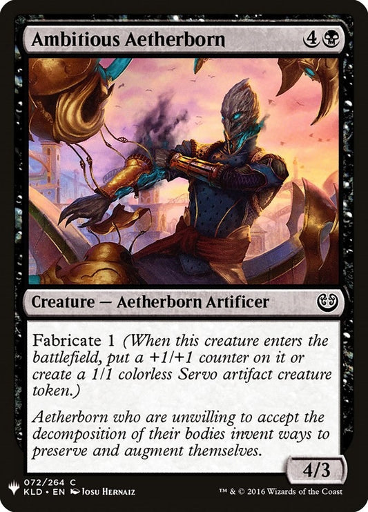 Image for Ambitious Aetherborn (72) (The List Reprints) - Magic: The Gathering
