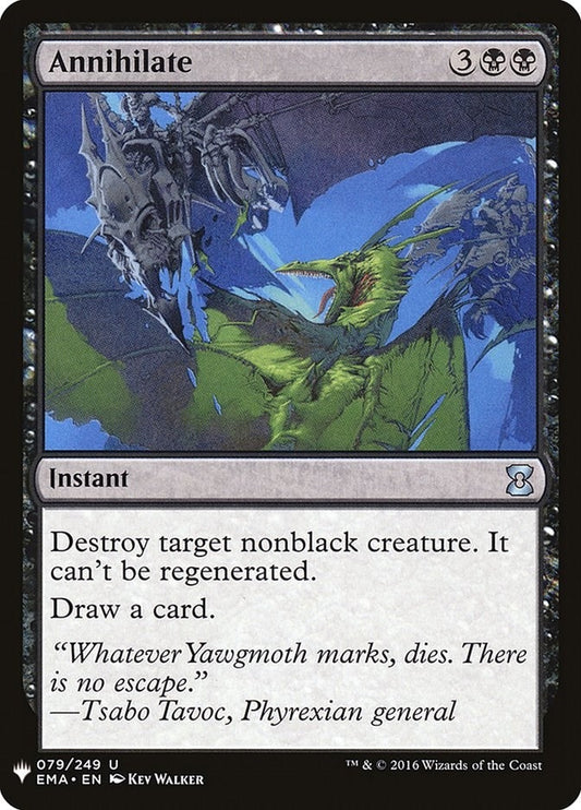 Image for Annihilate (79) (The List Reprints) - Magic: The Gathering