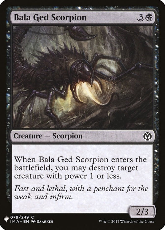 Image for Bala Ged Scorpion (79) (The List Reprints) - Magic: The Gathering