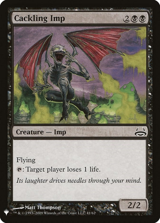 Image for Cackling Imp (41) (The List Reprints) - Magic: The Gathering