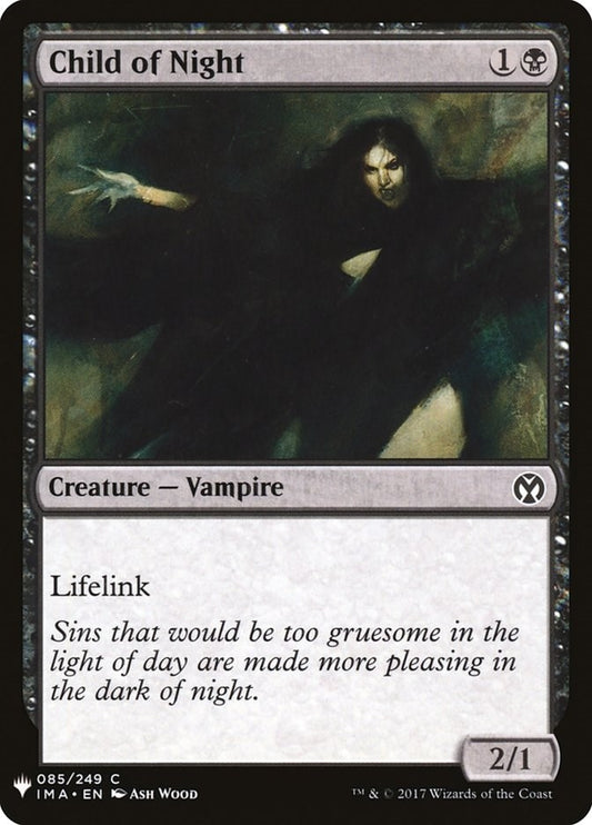Image for Child of Night (85) (The List Reprints) - Magic: The Gathering