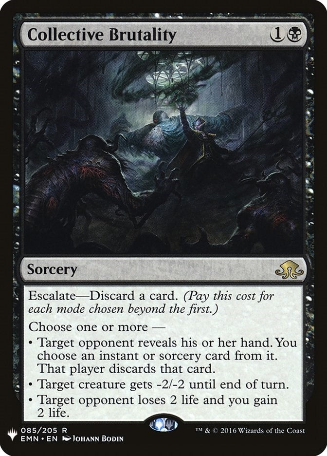 Image for Collective Brutality (085/205) (The List Reprints) - Magic: The Gathering