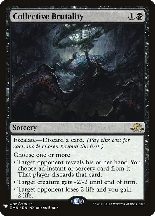 Image for Collective Brutality (085/205) (The List Reprints) - Magic: The Gathering