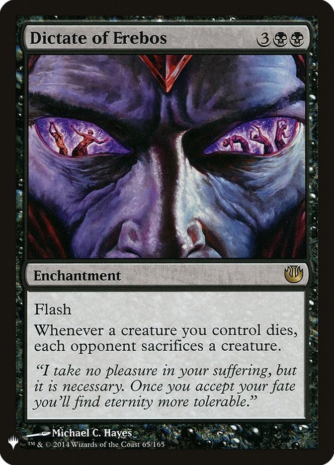 Image for Dictate of Erebos (65) (The List Reprints) - Magic: The Gathering