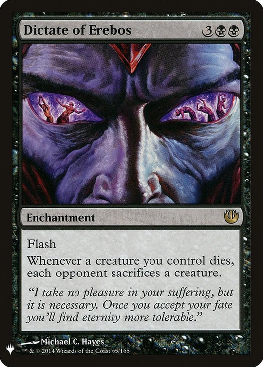 Image for Dictate of Erebos (65) (The List Reprints) - Magic: The Gathering