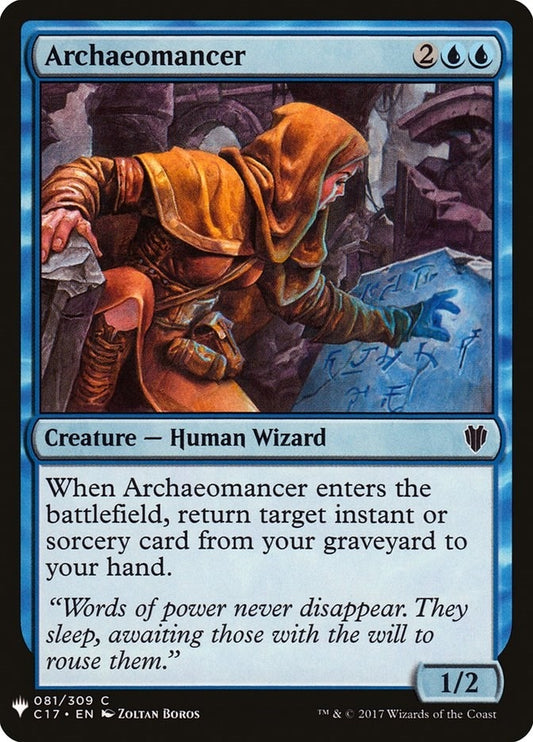 Image for Archaeomancer (81) (The List Reprints) - Magic: The Gathering