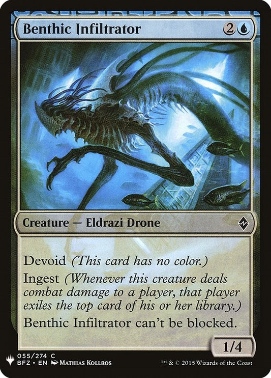 Image for Benthic Infiltrator (55) (The List Reprints) - Magic: The Gathering