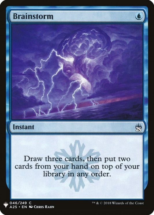 Image for Brainstorm (A25) (46) (The List Reprints) - Magic: The Gathering