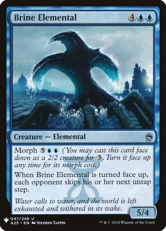 Image for Brine Elemental (47) (The List Reprints) - Magic: The Gathering