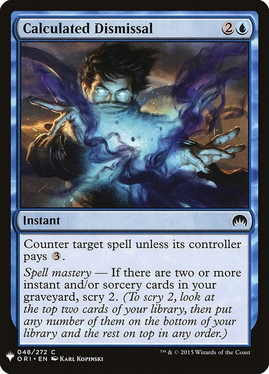 Image for Calculated Dismissal (48) (The List Reprints) - Magic: The Gathering