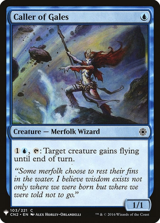 Image for Caller of Gales (103) (The List Reprints) - Magic: The Gathering