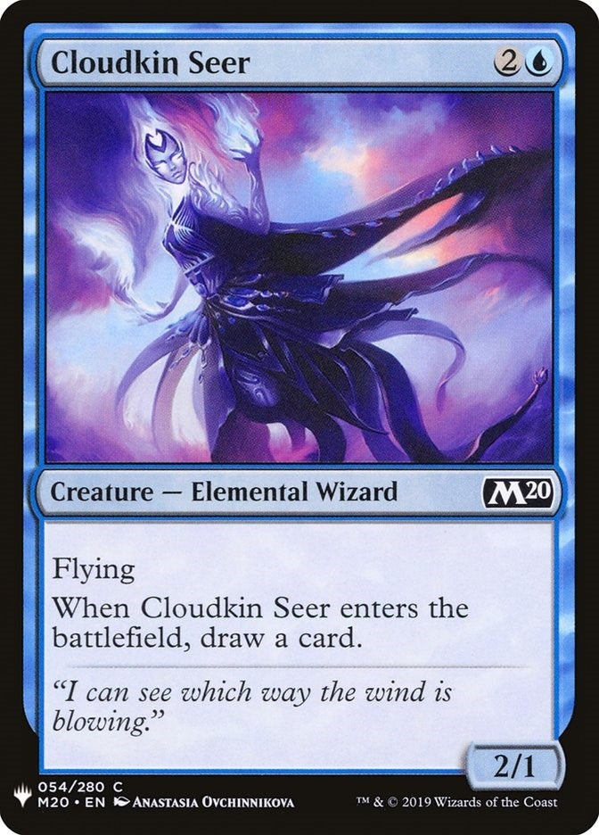 Image for Cloudkin Seer (54) (The List Reprints) - Magic: The Gathering