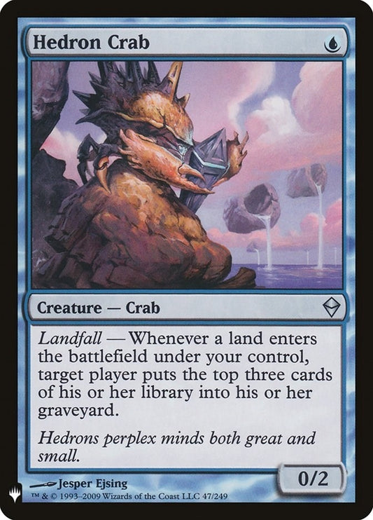 Image for Hedron Crab (47) (The List Reprints) - Magic: The Gathering
