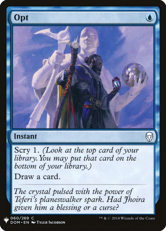Image for Opt (60) (The List Reprints) - Magic: The Gathering