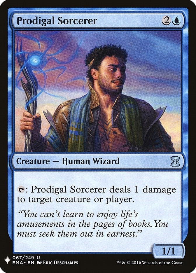 Image for Prodigal Sorcerer (67) (The List Reprints) - Magic: The Gathering