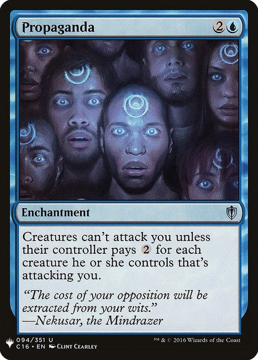Image for Propaganda (94) (The List Reprints) - Magic: The Gathering