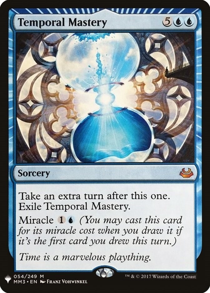 Image for Temporal Mastery (54) (The List Reprints) - Magic: The Gathering