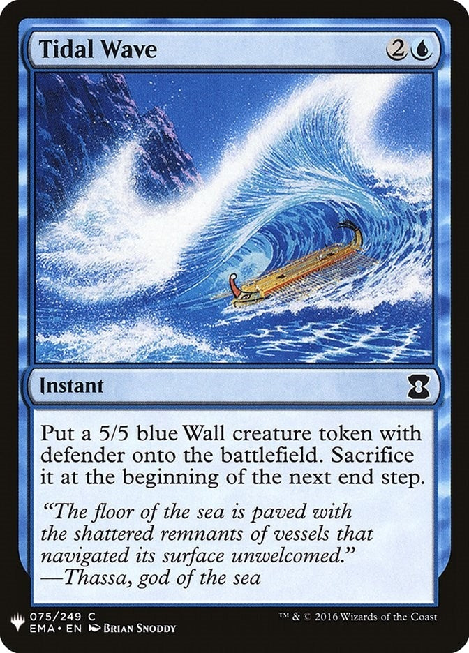 Image for Tidal Wave (75) (The List Reprints) - Magic: The Gathering