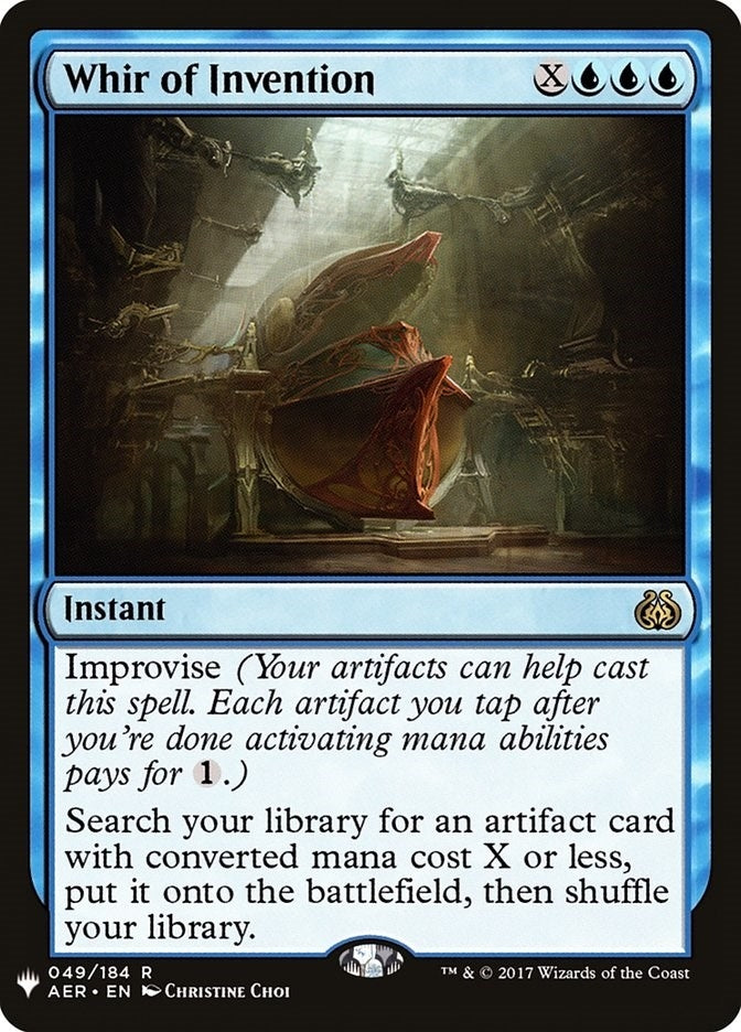 Image for Whir of Invention (49) (The List Reprints) - Magic: The Gathering