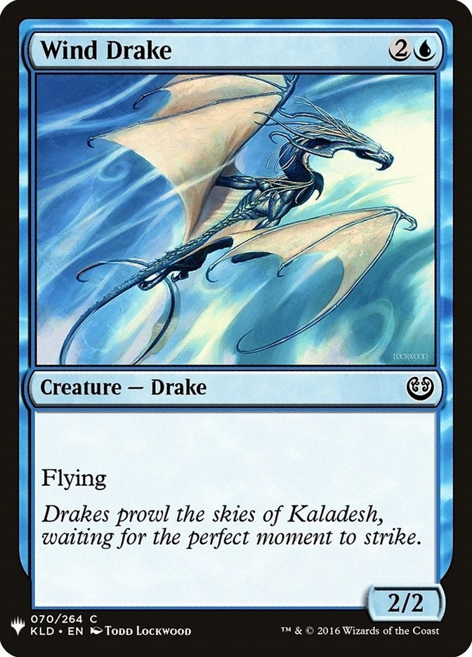 Image for Wind Drake (70) (The List Reprints) - Magic: The Gathering
