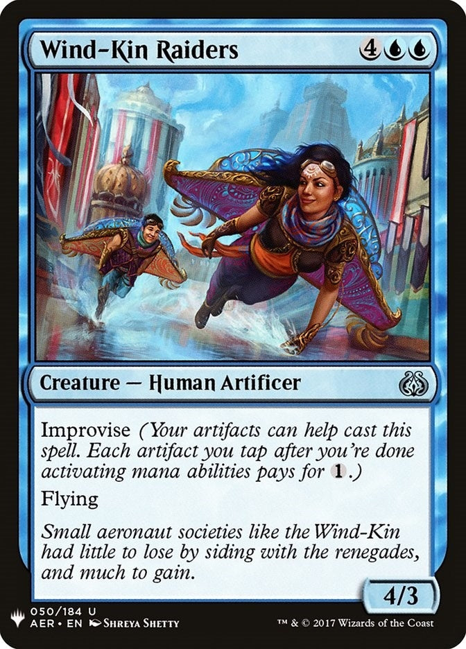Image for Wind-Kin Raiders (50) (The List Reprints) - Magic: The Gathering