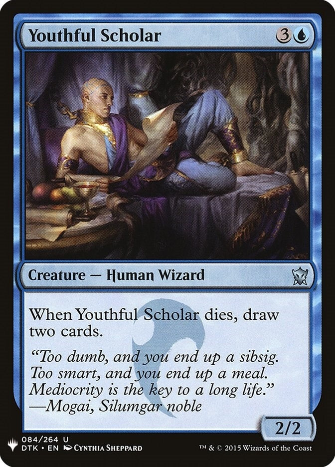 Image for Youthful Scholar (84) (The List Reprints) - Magic: The Gathering