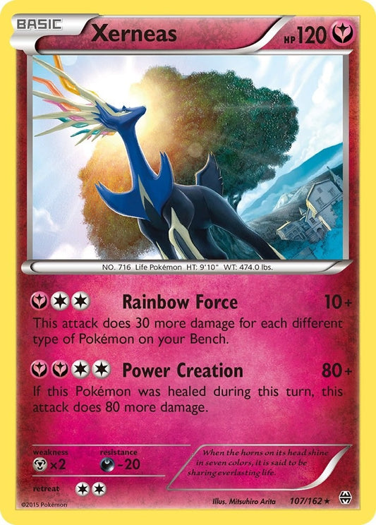 Image for Xerneas - 107/162 (XY BREAKthrough) (107/162) (Deck Exclusives) - Pokemon