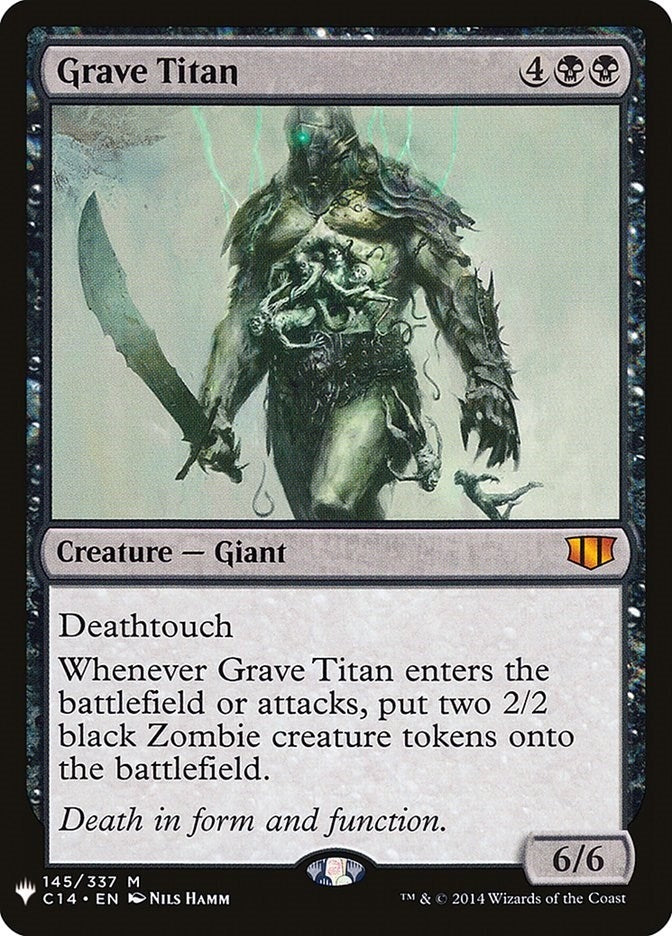 Image for Grave Titan (145) (The List Reprints) - Magic: The Gathering