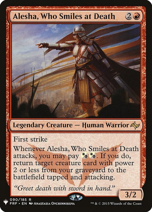 Image for Alesha, Who Smiles at Death (090/185) (The List Reprints) - Magic: The Gathering