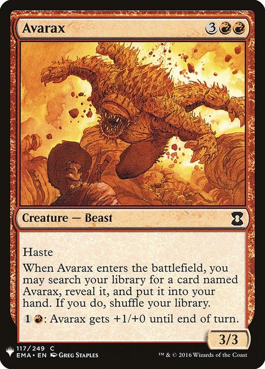 Image for Avarax (117) (The List Reprints) - Magic: The Gathering