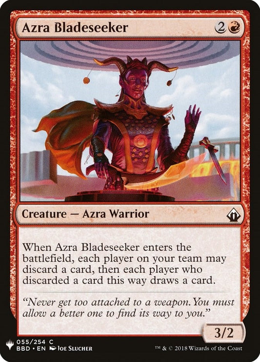 Image for Azra Bladeseeker (55) (The List Reprints) - Magic: The Gathering