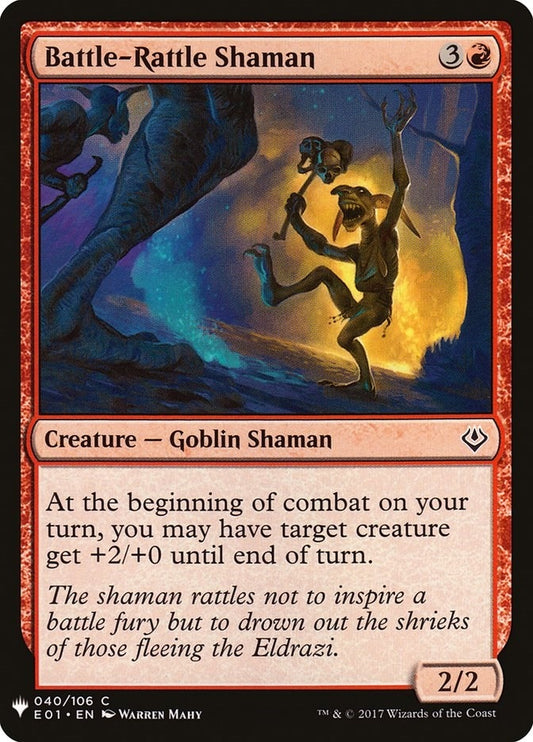 Image for Battle-Rattle Shaman (40) (The List Reprints) - Magic: The Gathering