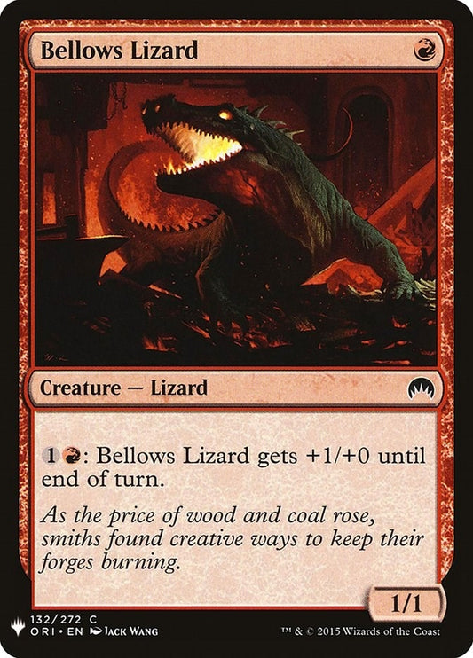 Image for Bellows Lizard (132) (The List Reprints) - Magic: The Gathering