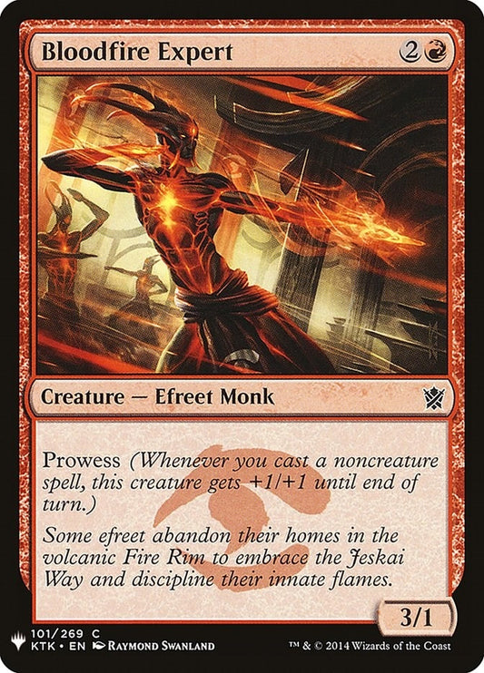 Image for Bloodfire Expert (101) (The List Reprints) - Magic: The Gathering