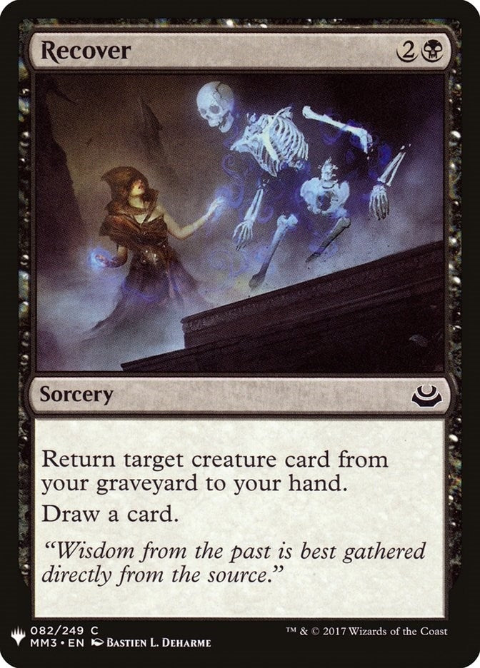 Image for Recover (82) (The List Reprints) - Magic: The Gathering