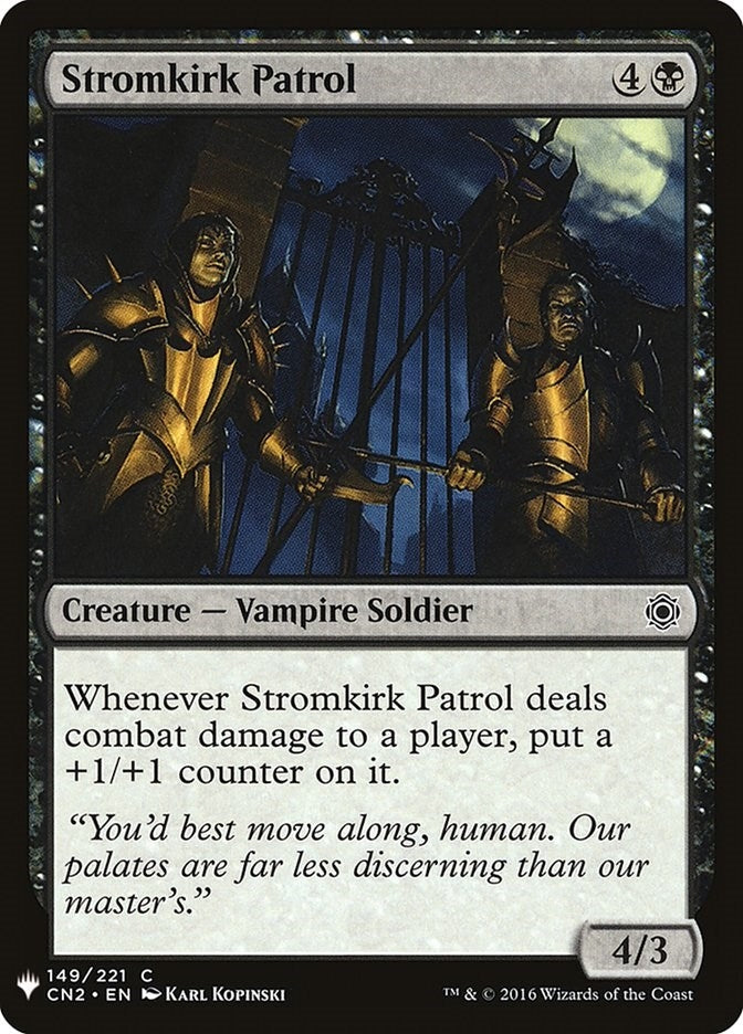 Image for Stromkirk Patrol (149) (The List Reprints) - Magic: The Gathering