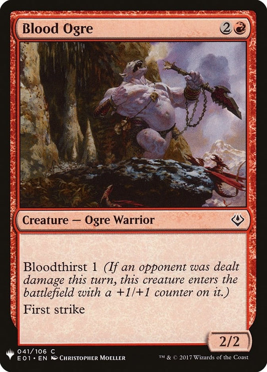 Image for Blood Ogre (41) (The List Reprints) - Magic: The Gathering
