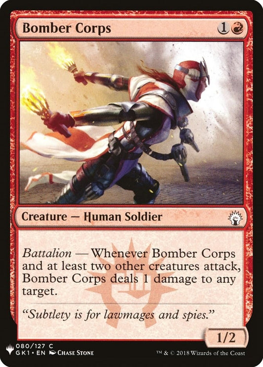 Image for Bomber Corps (80) (The List Reprints) - Magic: The Gathering